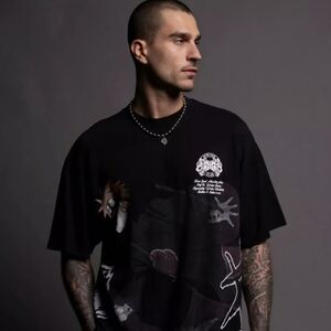 Darc Sport x Naruto Crossover M Oversized workout tee